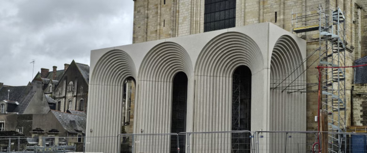 La galerie contemporaine de la cathédrale d’Angers se dévoile