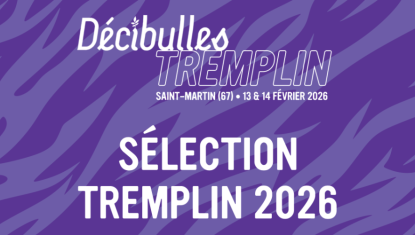 Tremplin Décibulles 2026 : une soirée pour découvrir les 8 groupes sélectionnés !