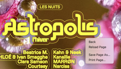 13e édition d'Astropolis l'hiver 