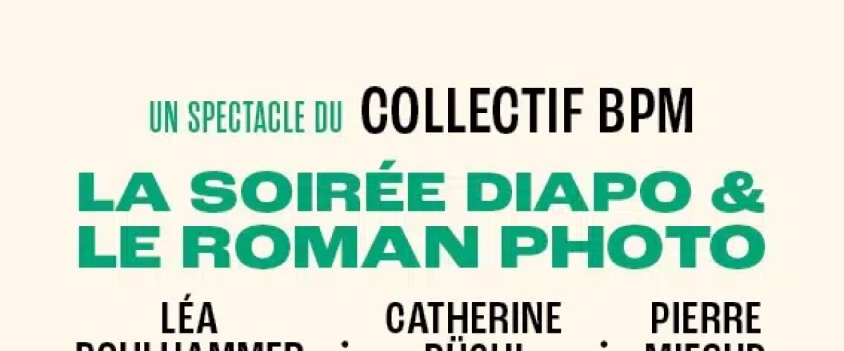 La soirée diapo & le roman photo